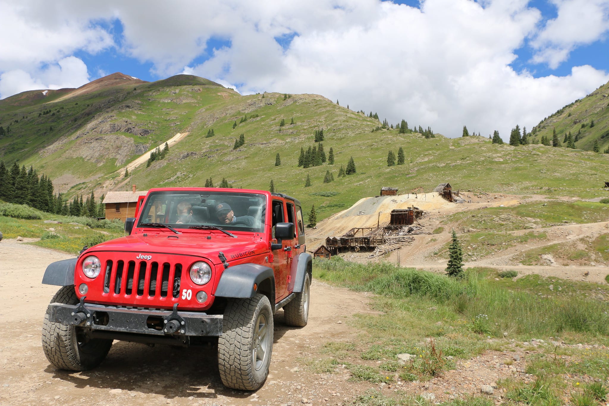 image of jeeping to animas forks