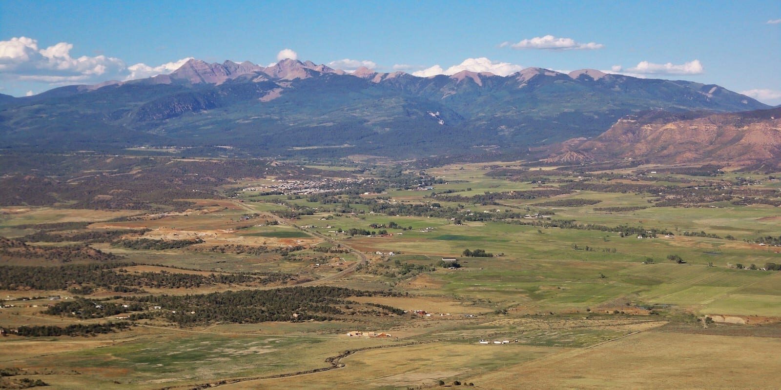 La Plata Mountains from Mesa Verde Colorado