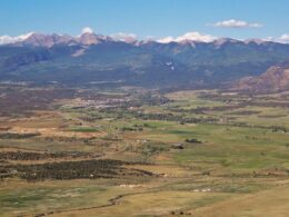 La Plata Mountains from Mesa Verde Colorado