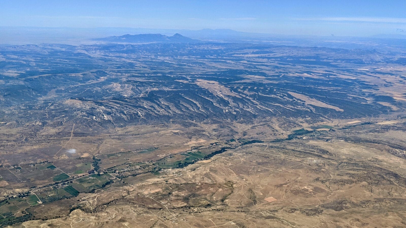 Aerial Image of the La Plata River in Colorado