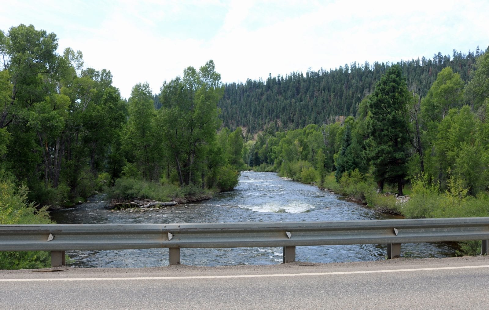 Image of the Los Pinos River in colorado