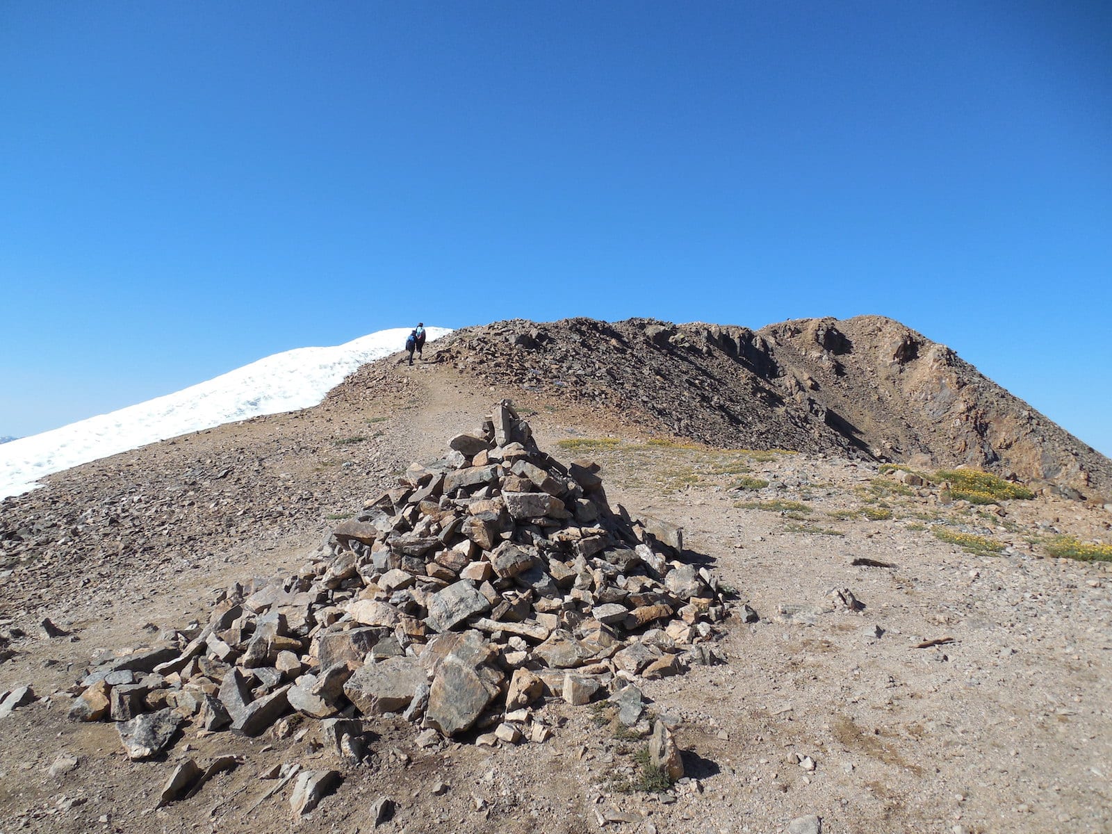 Mount Elbert Hiking Trail Junction Colorado