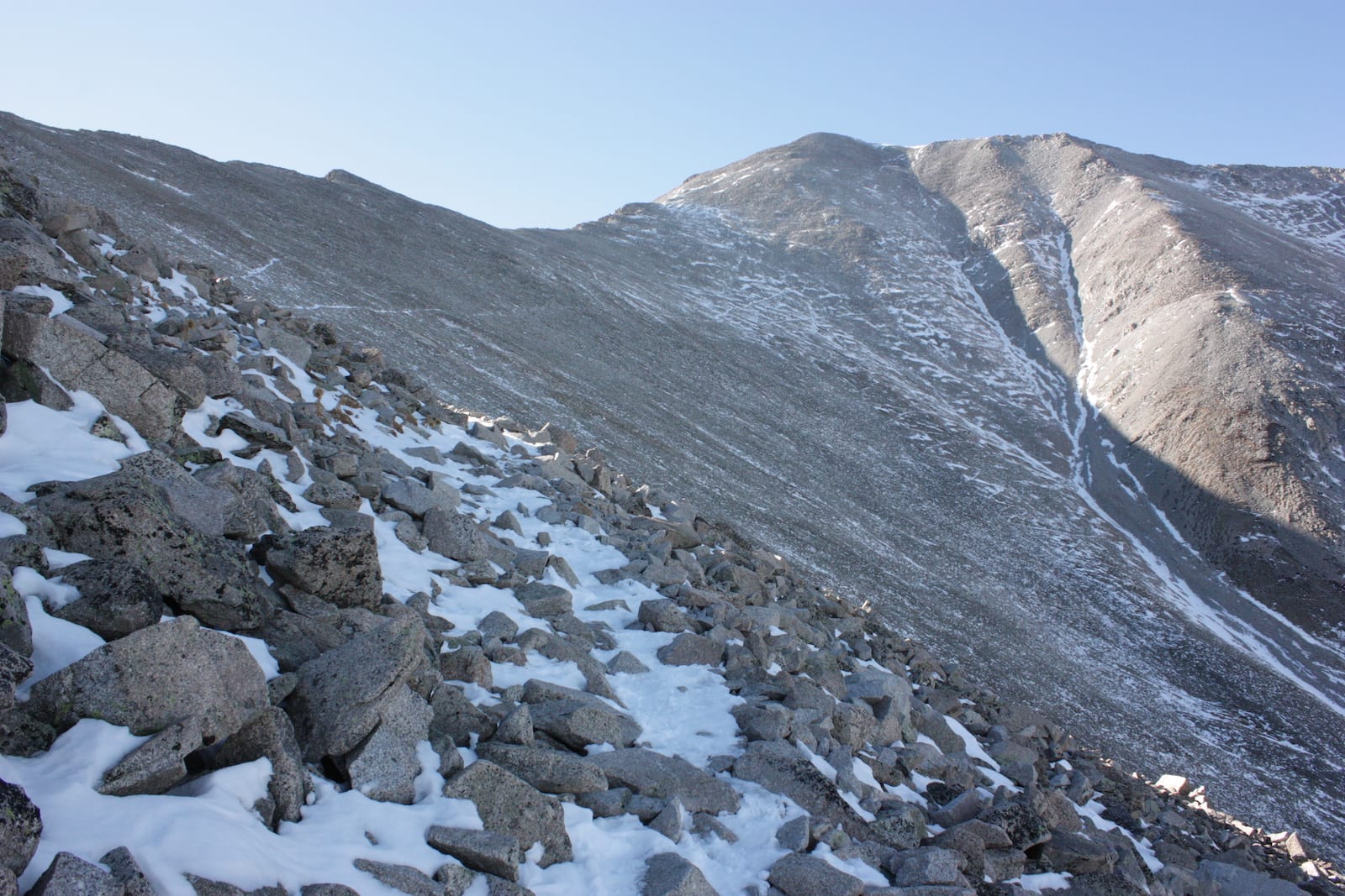 Mount Princeton Hiking Trail Crest Ridge