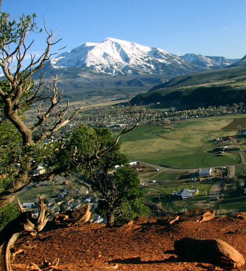 Mushroom Rock Trail Overlooking Carbondale CO