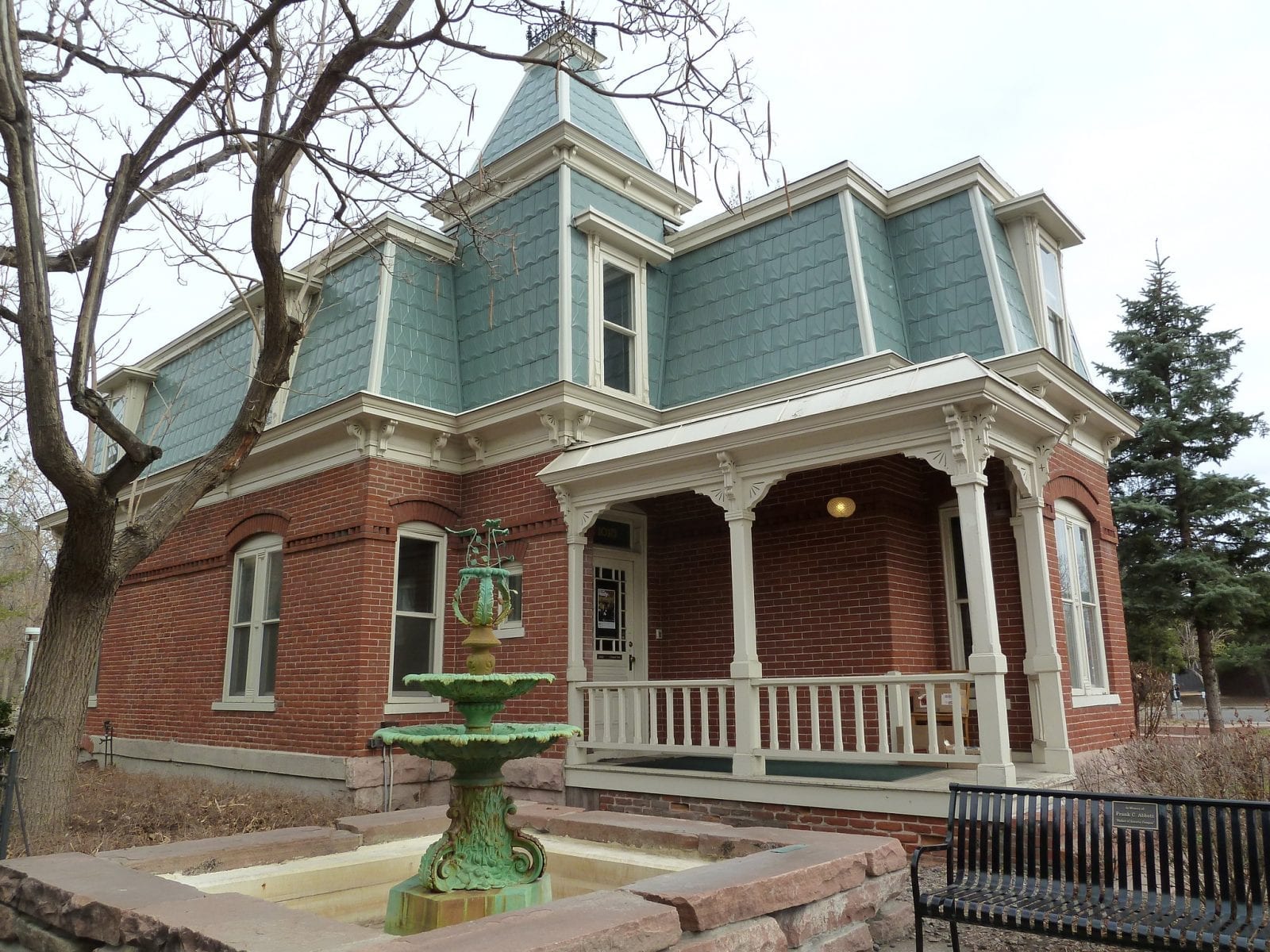 Image of one of the houses in the Ninth Street Historic Park in Denver, Colorado