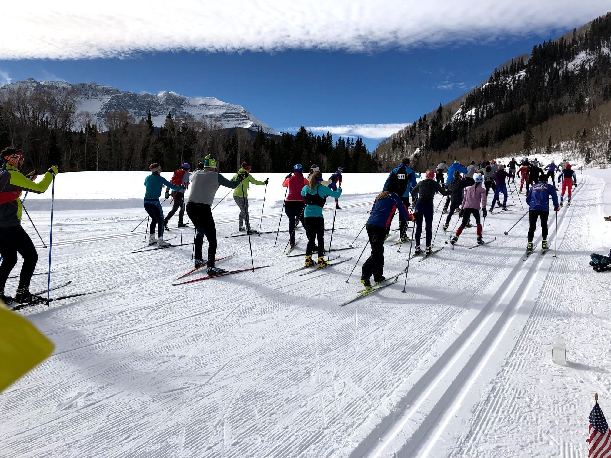 image of nordic skiing in telluride