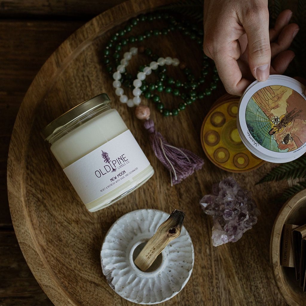 Image of the Old Pine Candle Company "New Moon" candle