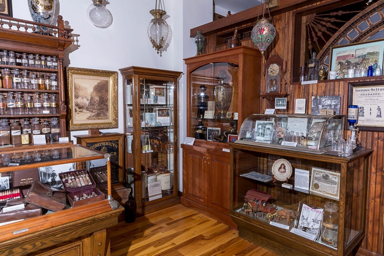 Image of the inside of the Ouray Alchemist Museum in Colorado