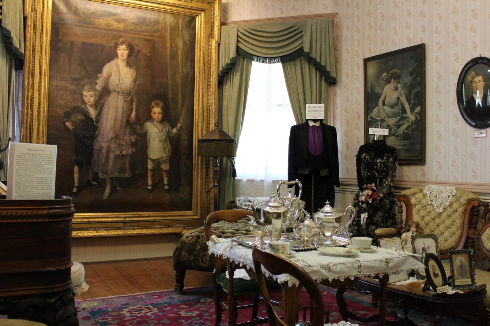 Image of an exhibit in the Ouray County Museum in Ouray, Colorado