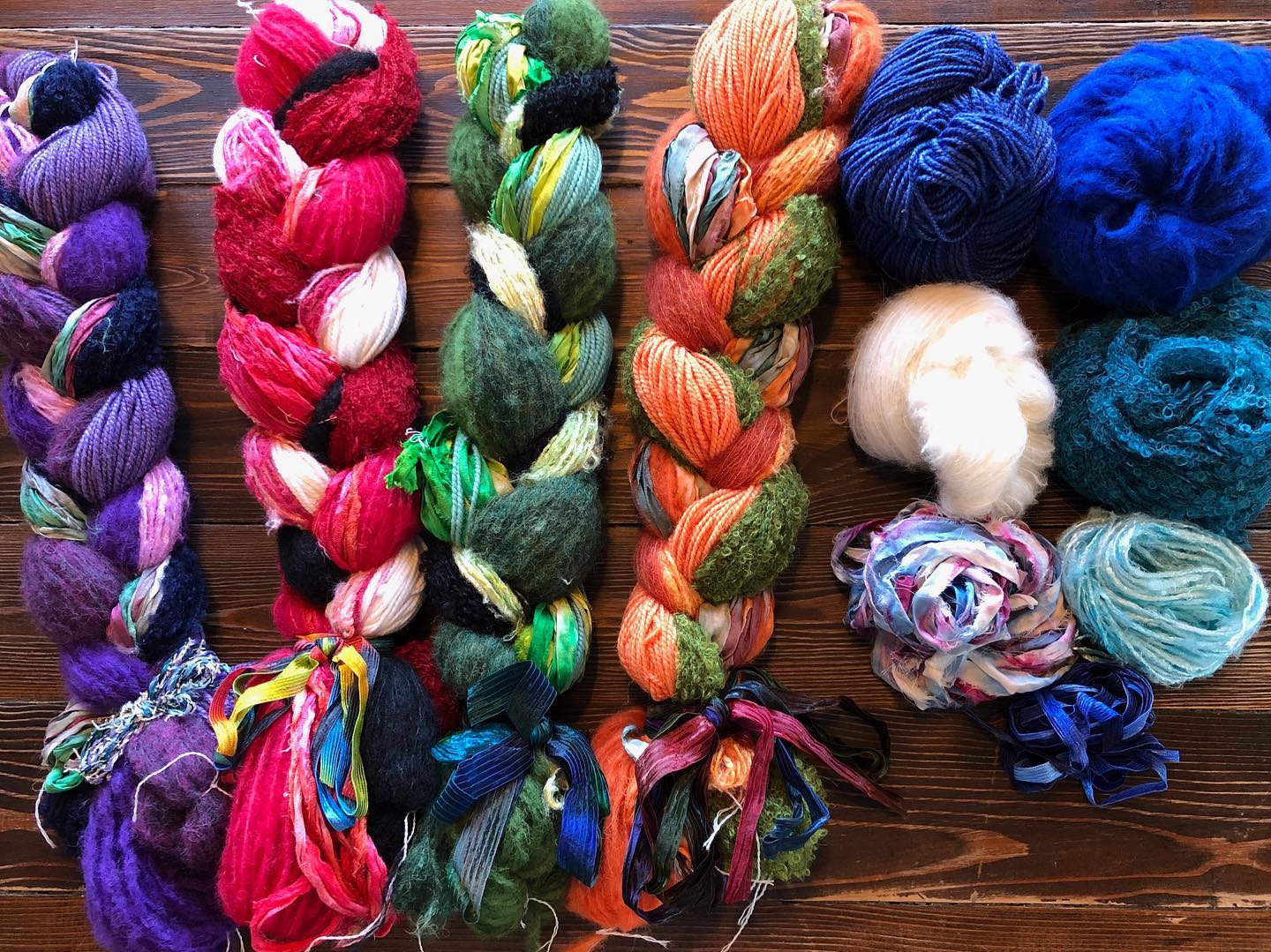 Image of yarn created at Phoenix Fiber Mill in Olney Springs, Colorado