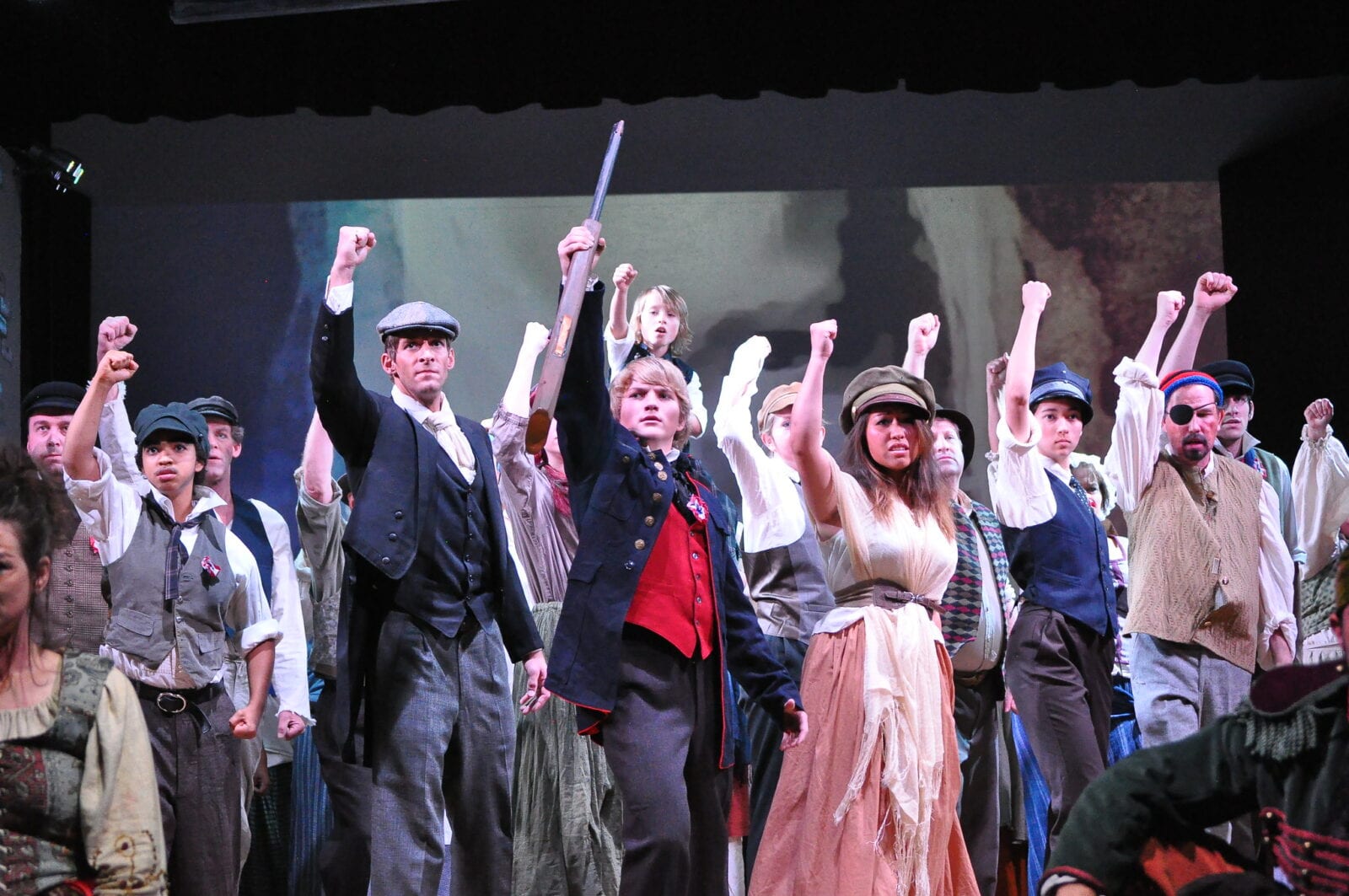 Image of actors performing at the Picketwire Players Community Theatre in La Junta, Colorado