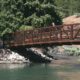 Footbridge in Pine Valley Ranch Park Colorado