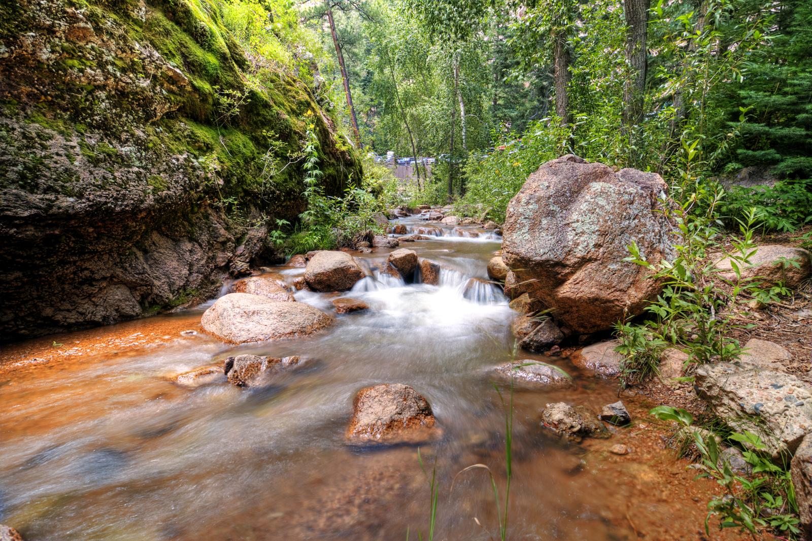 Image of Seven Falls in Colorado Springs within South Cheyenne Canyon