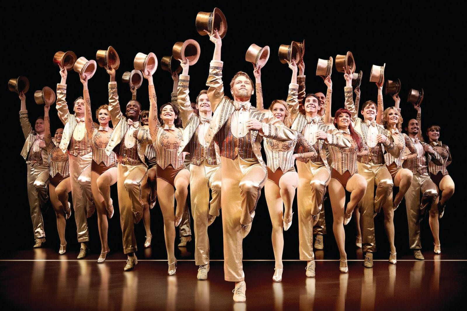 Image of the promotion for "A Chorus Line" at Union Colony Civic Center in Greeley, Colorado