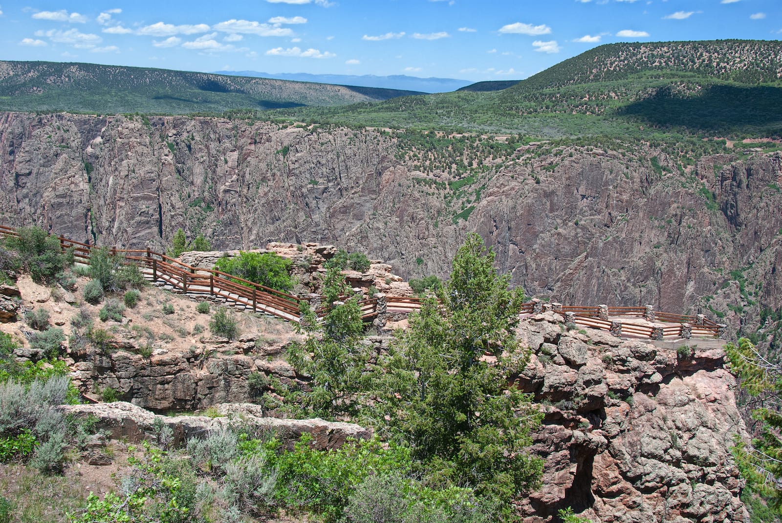 Ngarai Hitam Taman Nasional Gunnison, CO