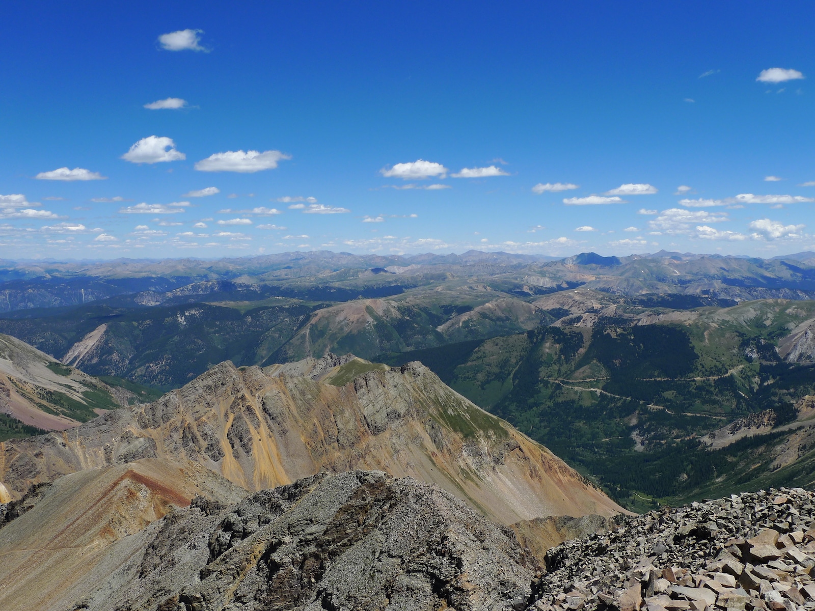 From a hike up Castle and Conundrum Peaks, CO