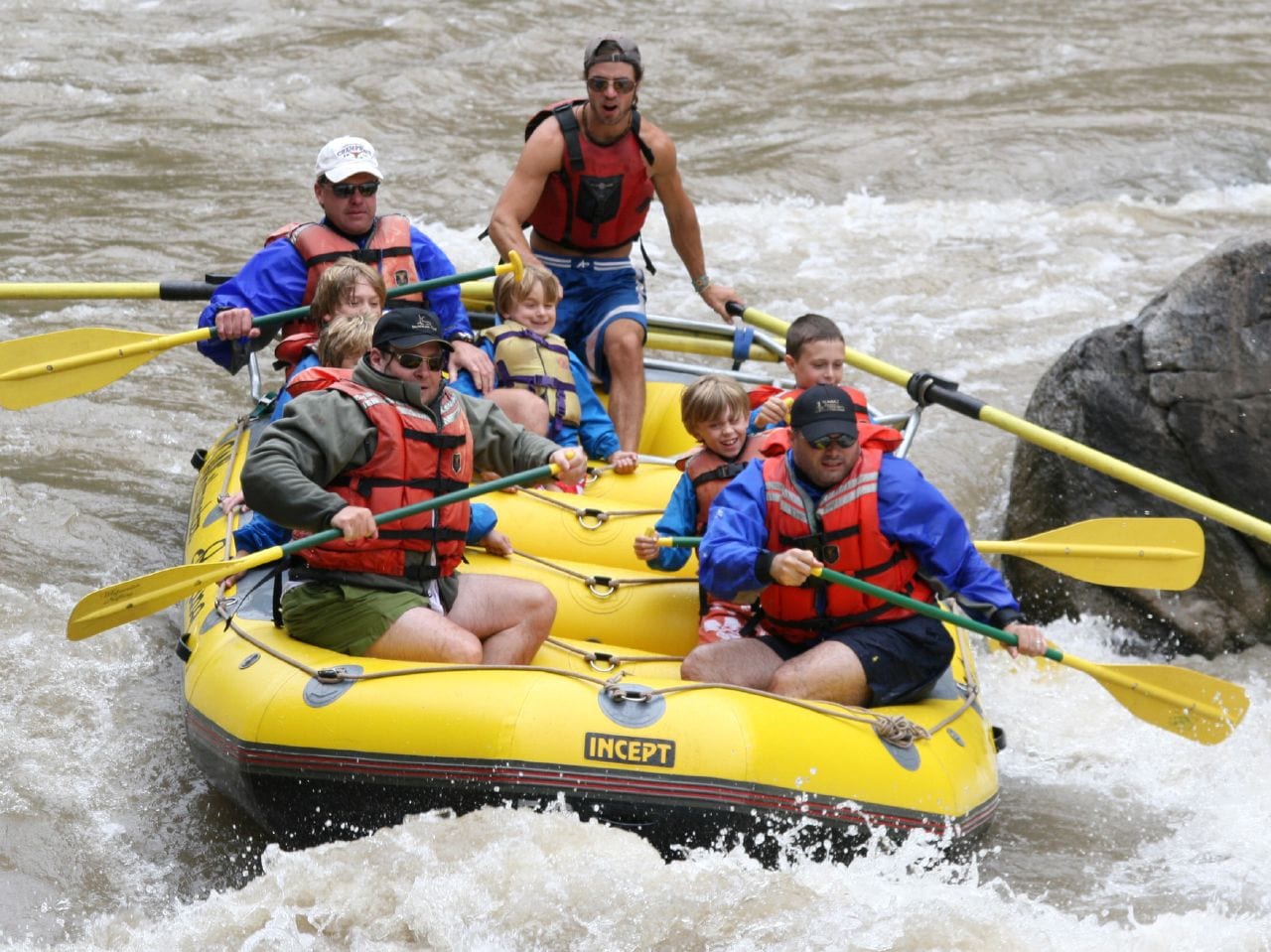 Whitewater rafting, CO