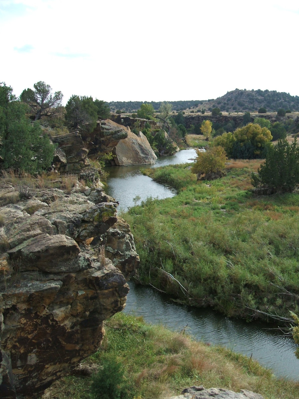 Image of the east carrizo creek running through carrizo canyon in lamar, colorado