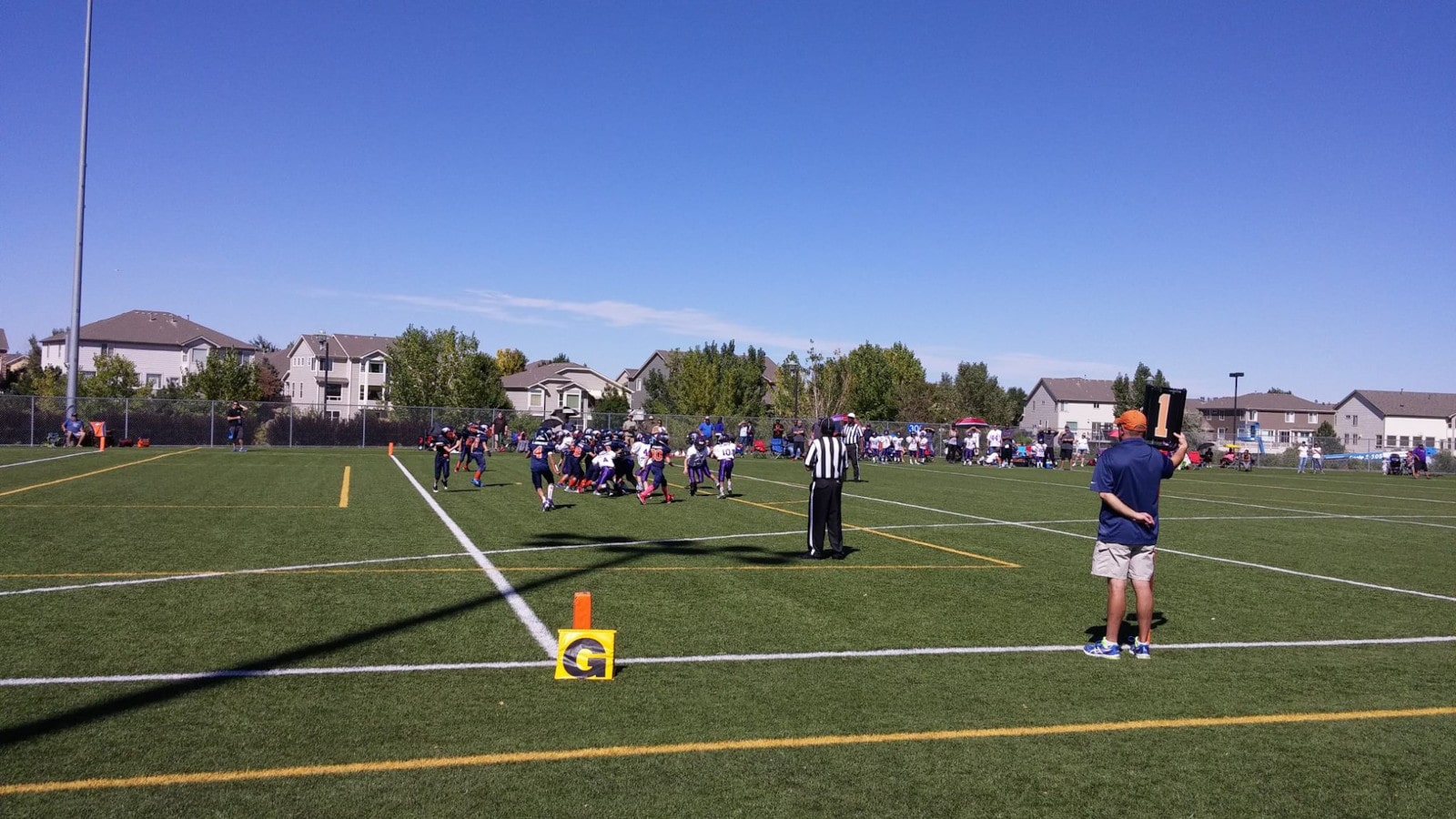 Image of a football game at the Challenger Regional Park in Parker, Colorado