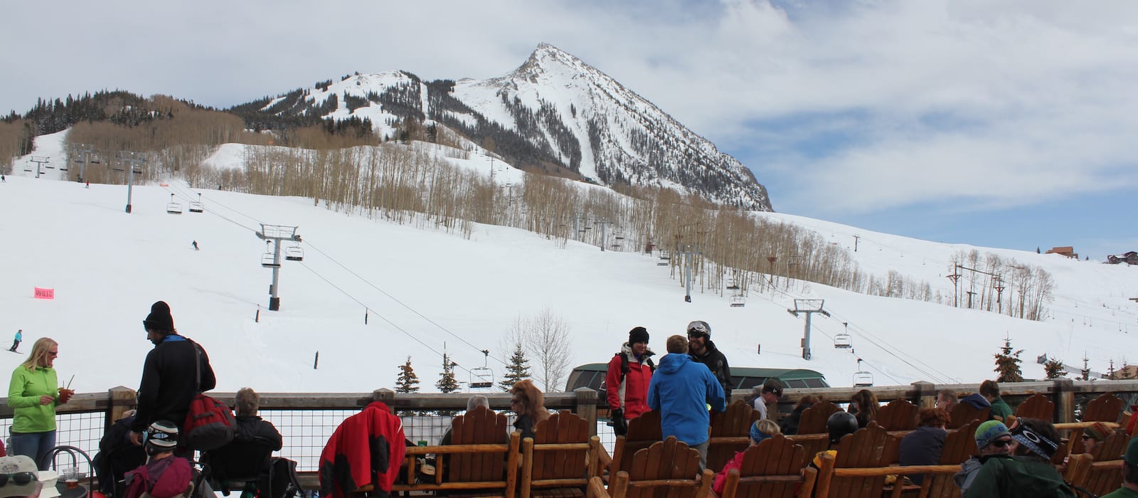 Crested Butte Ski Resort from Base Village