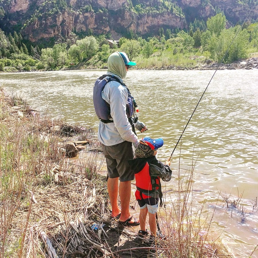 image of fly fishing in aspen