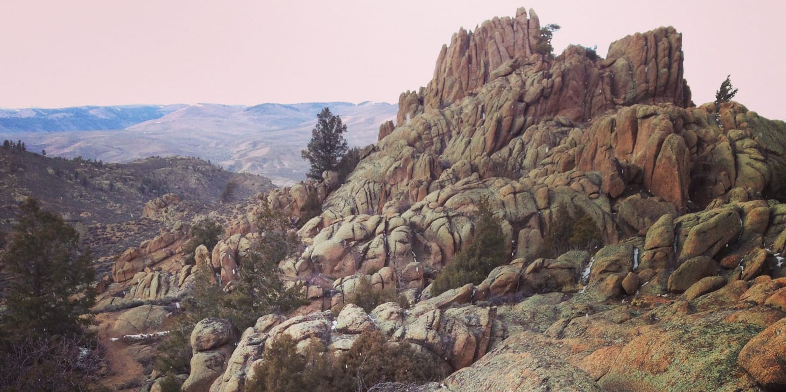 Image of the "the Notch" at the Hartman Rock Recreation Area in Gunnison, Colorado