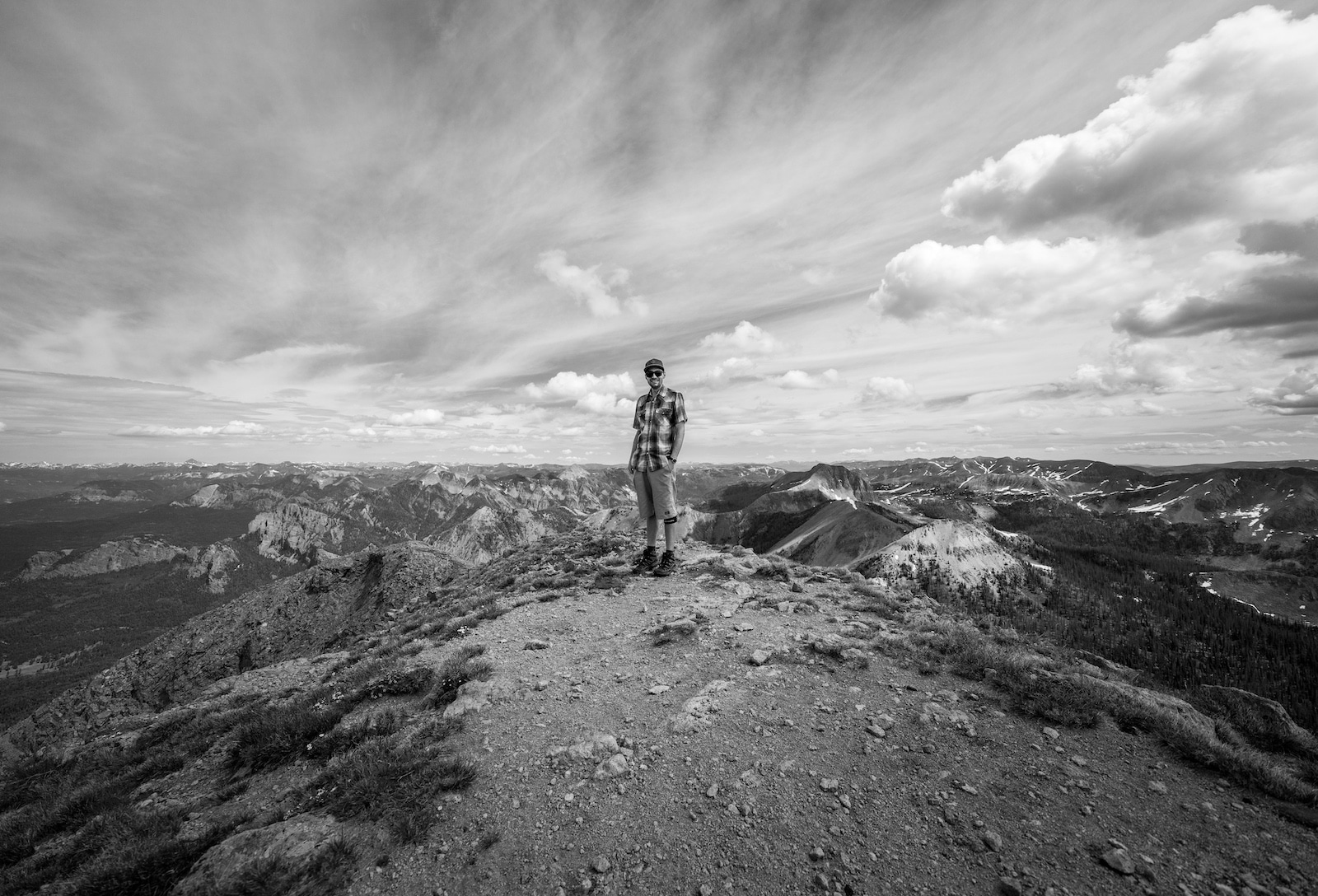 Pagosa Peak Summit Hiker Colorado