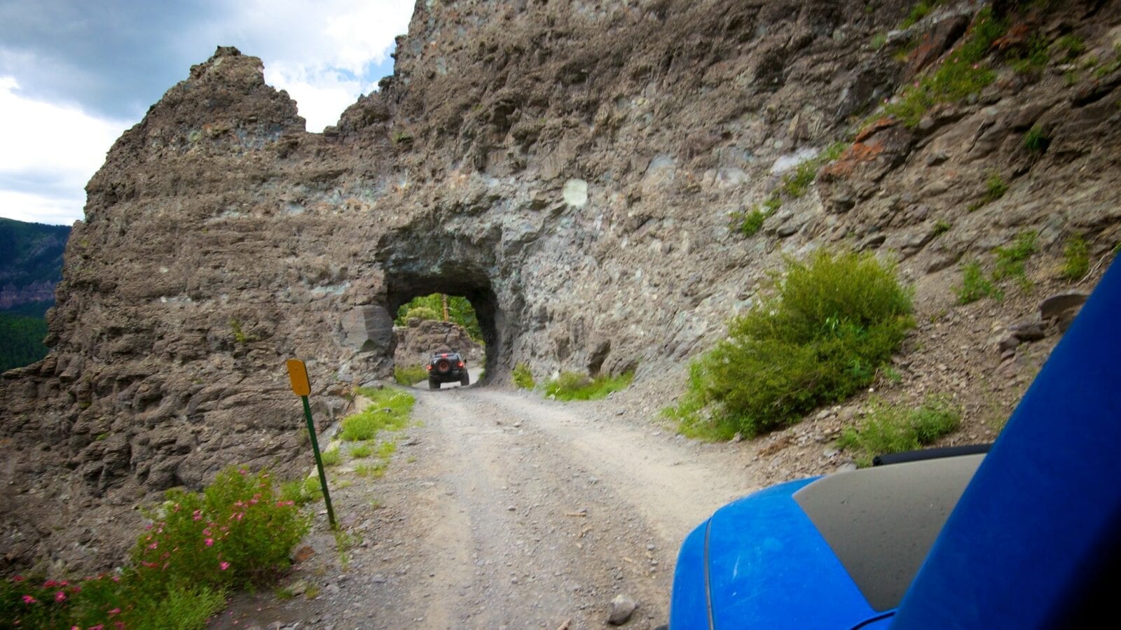 Image of a tunnel on the Imogene Pass in Colorado