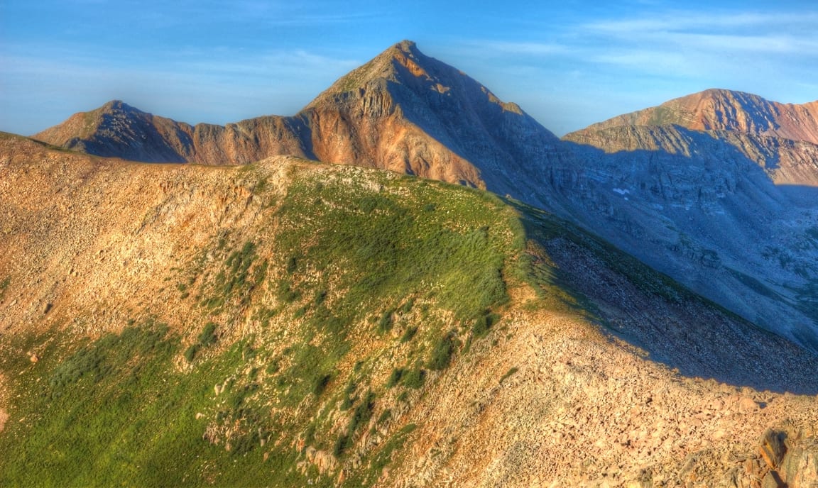 Image of the Cumberland Basin Ridges in Colorado on the Kennebec Pass