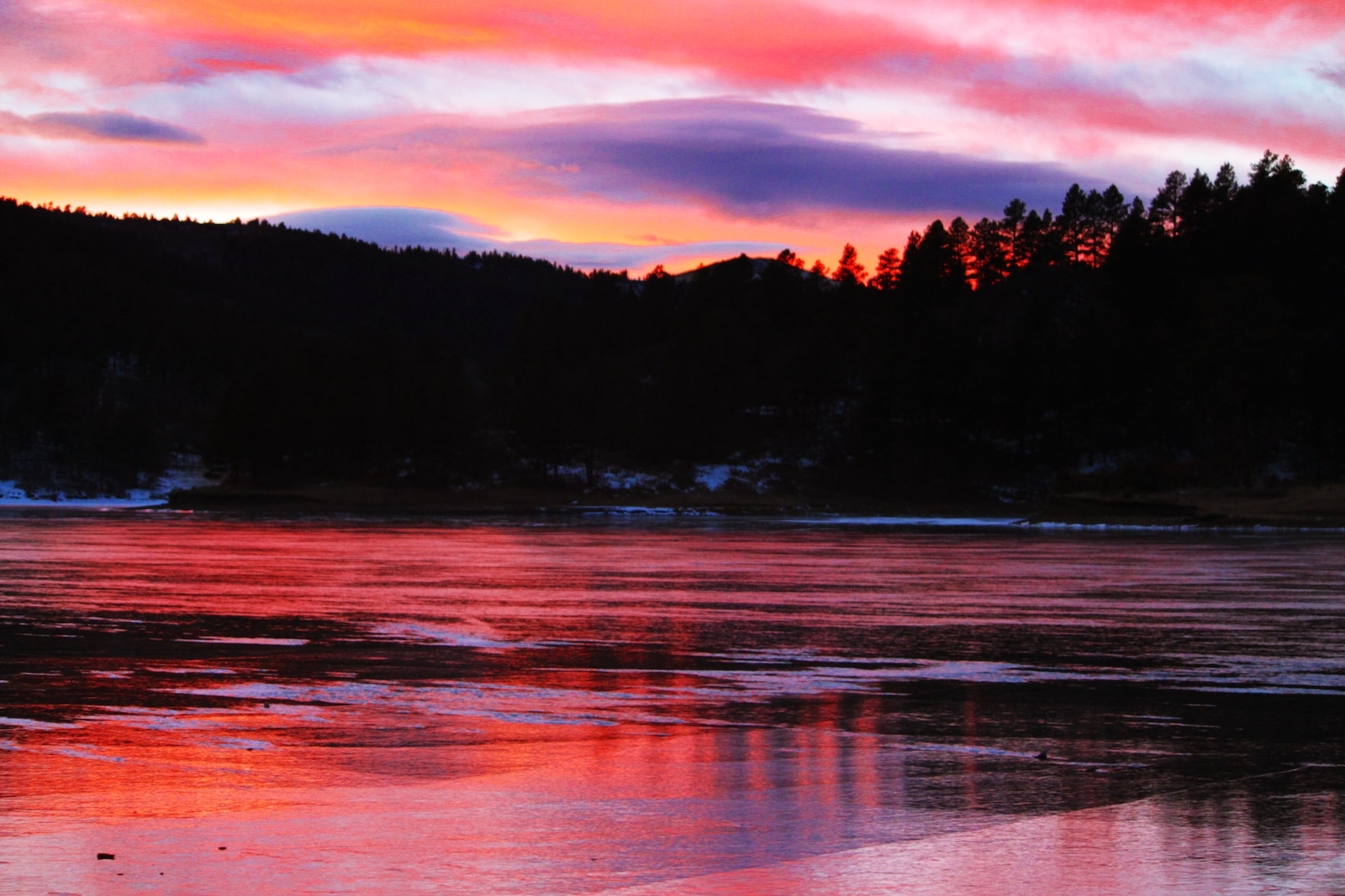 Lake Maloya Sunset Sugarite Canyon State Park