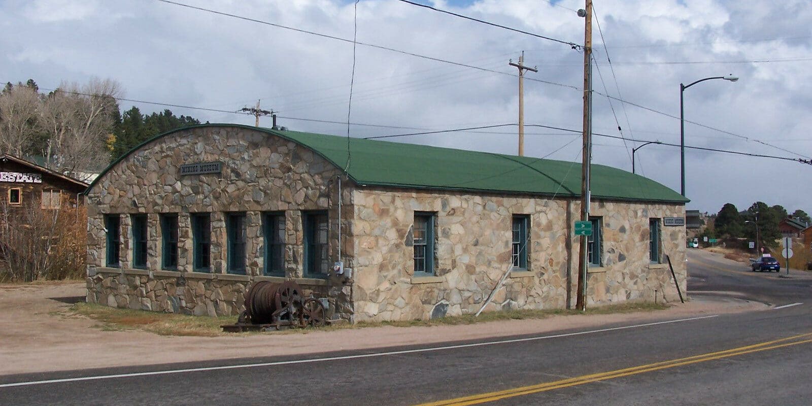 Image of the exterior of the Nederland Mining Museum in Colorado