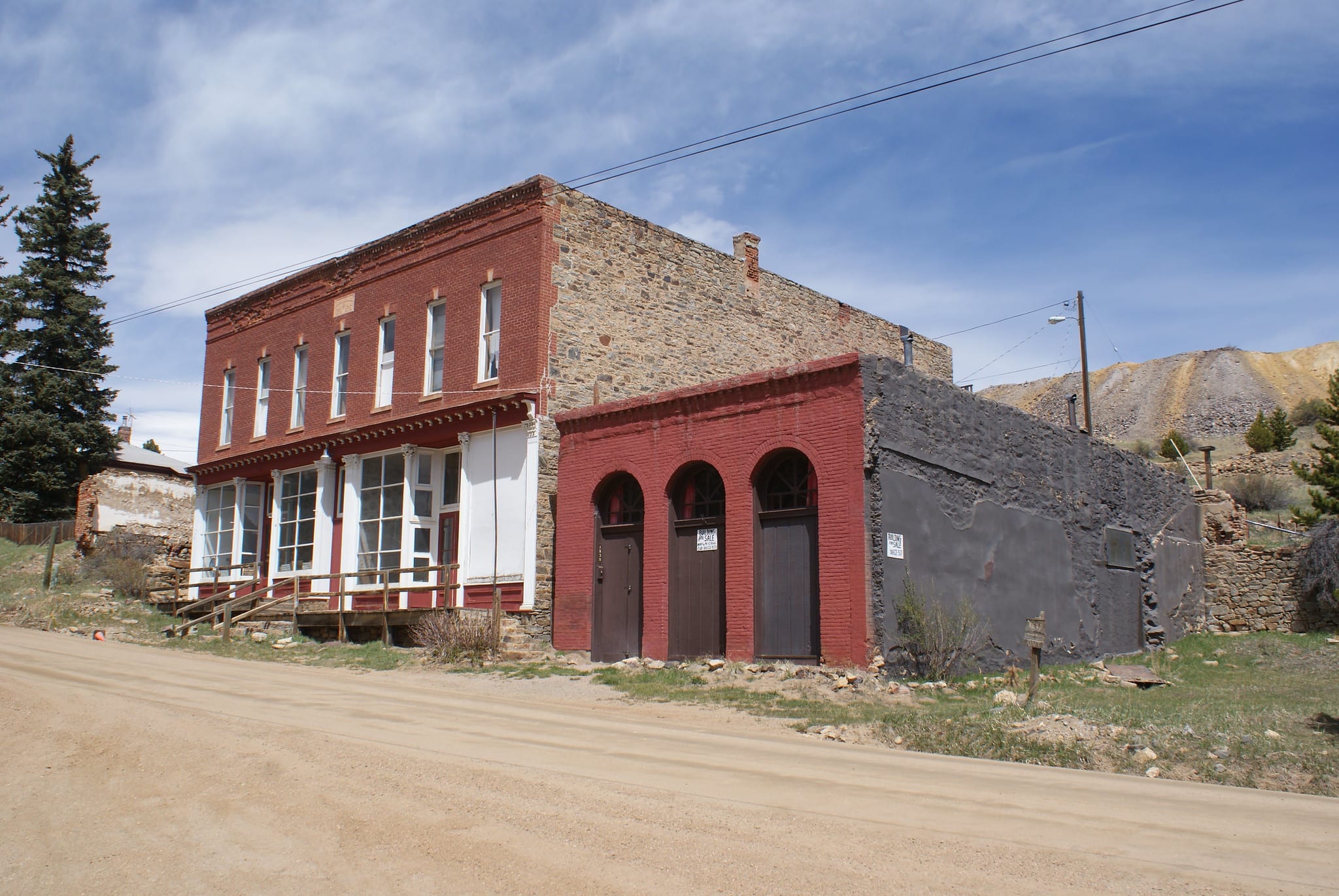 image of nevadaville ghost town