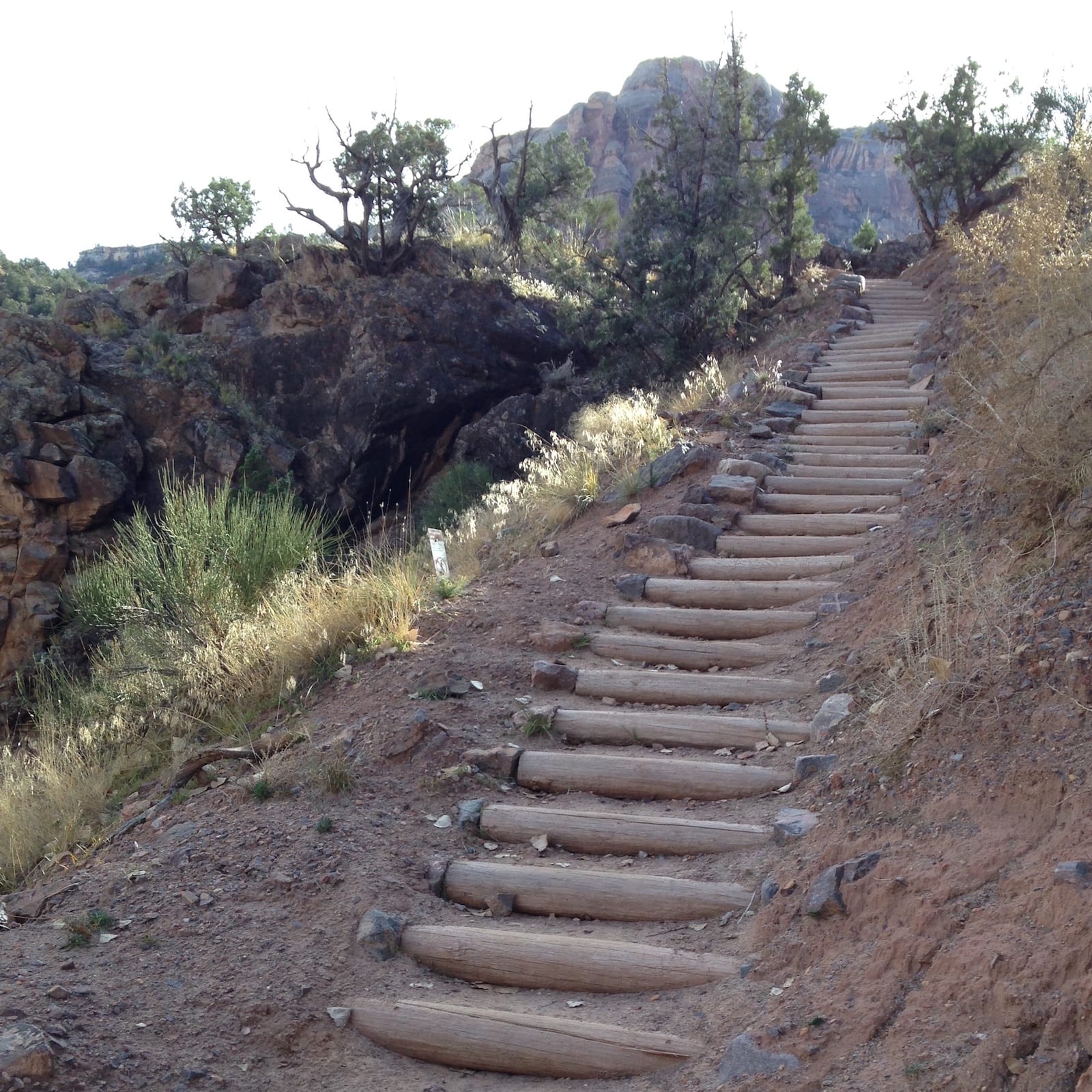 No Thoroughfare Canyon Trail stair