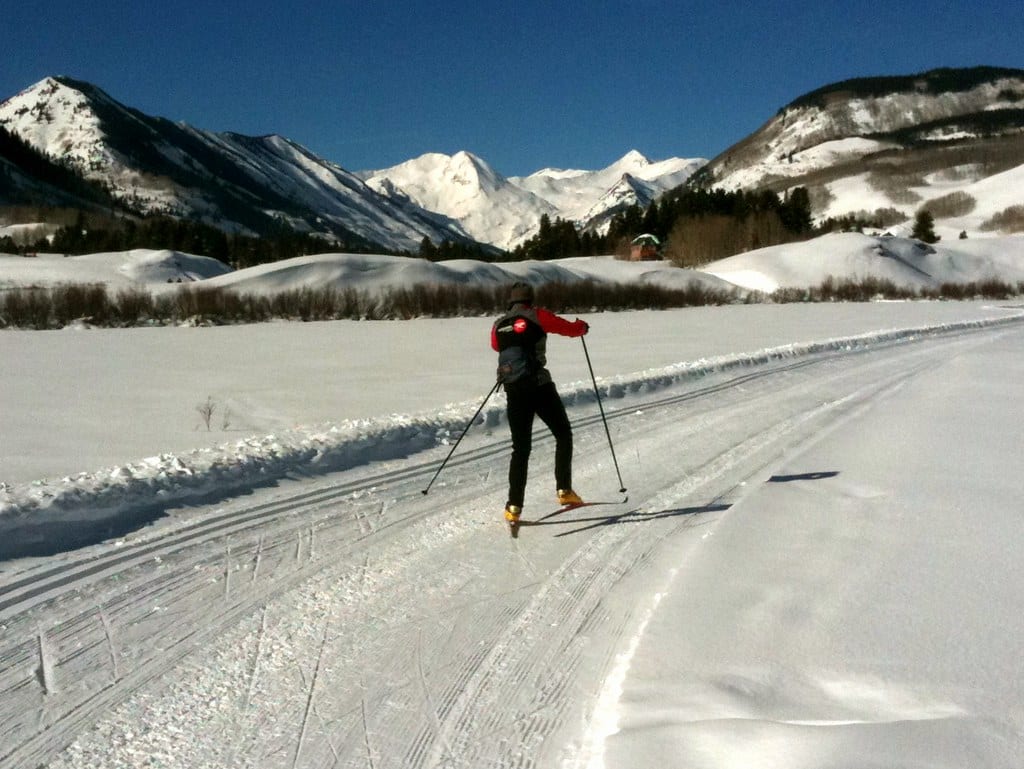 image of nordic skiing in crested butte