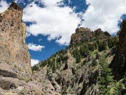 haunted abandoned mines Image of rock formations north of Creede on the bachelor loop in Colorado