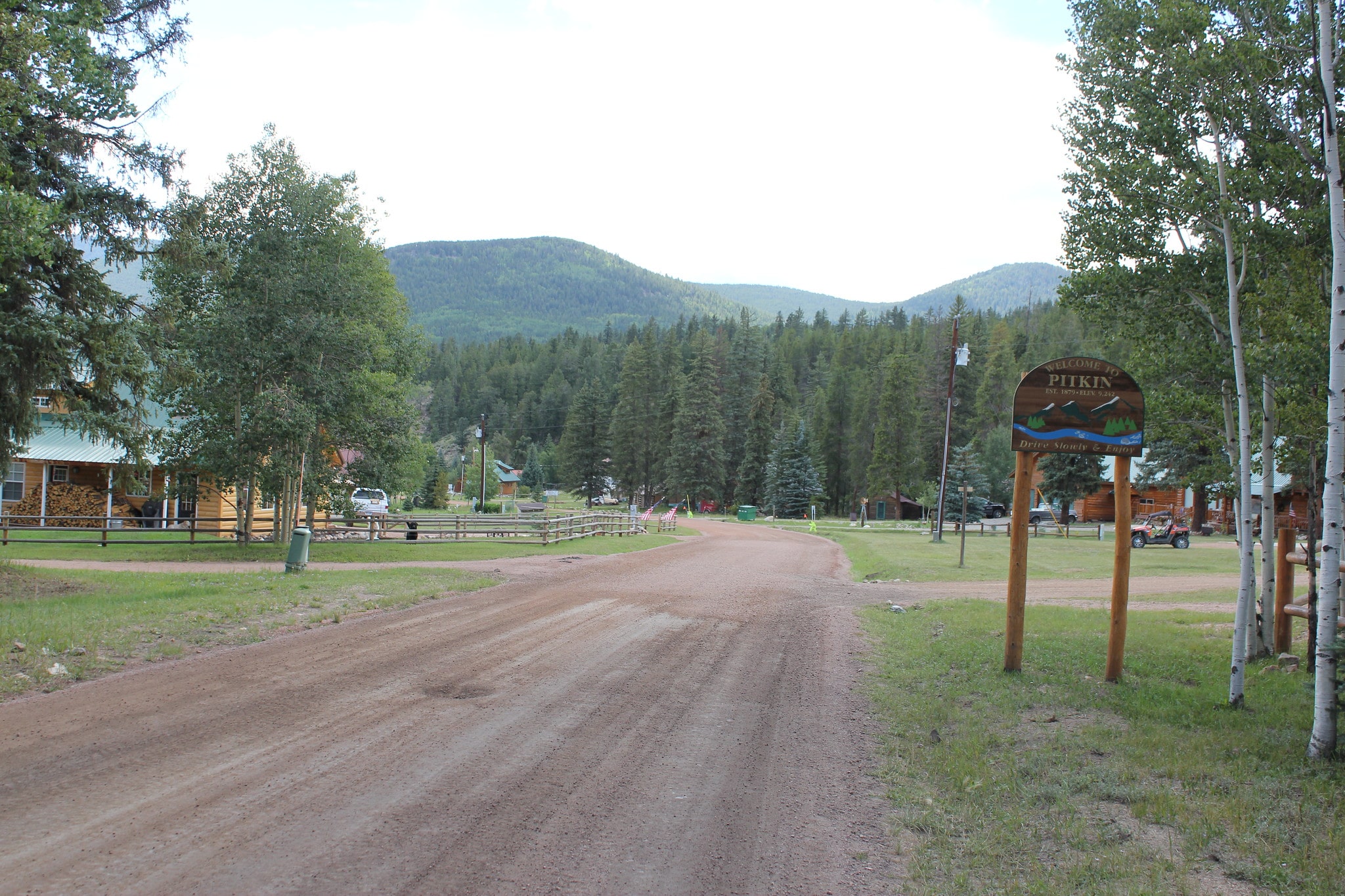 image of the town of pitkin