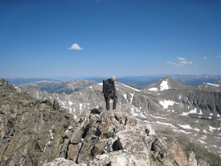 Quandary Peak near Breckenridge, CO 14er in White River National Forest