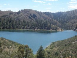 Image of the Seaman Reservoir near Fort Collins in Colorado