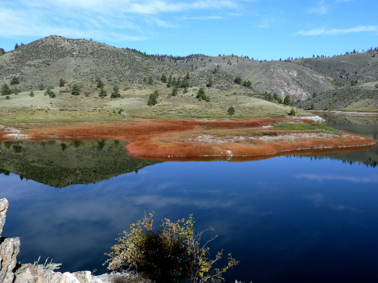 Image of the Seaman Reservoir in Bellvue, Colorado