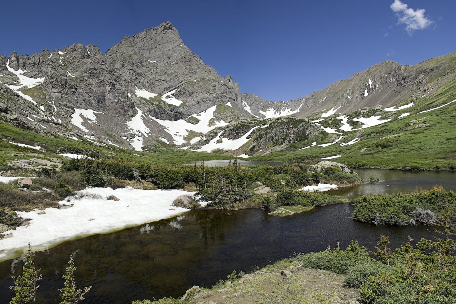 South Colony Lake Crestone Needle Colorado