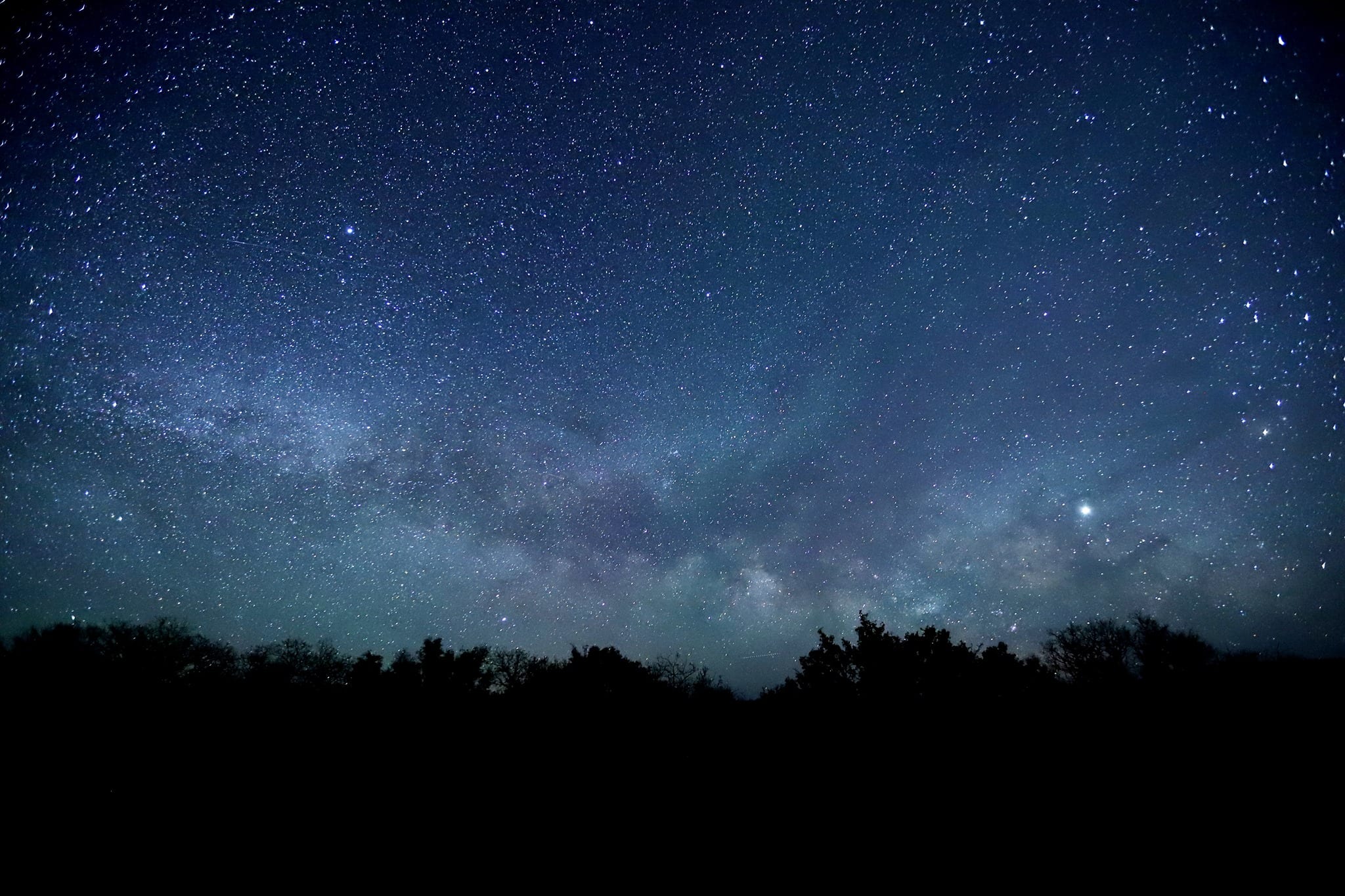 image of starry sky at black canyon