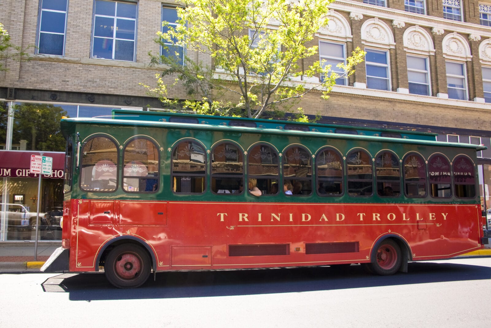 Image of the Trinidad Trolley in Trinidad Colorado