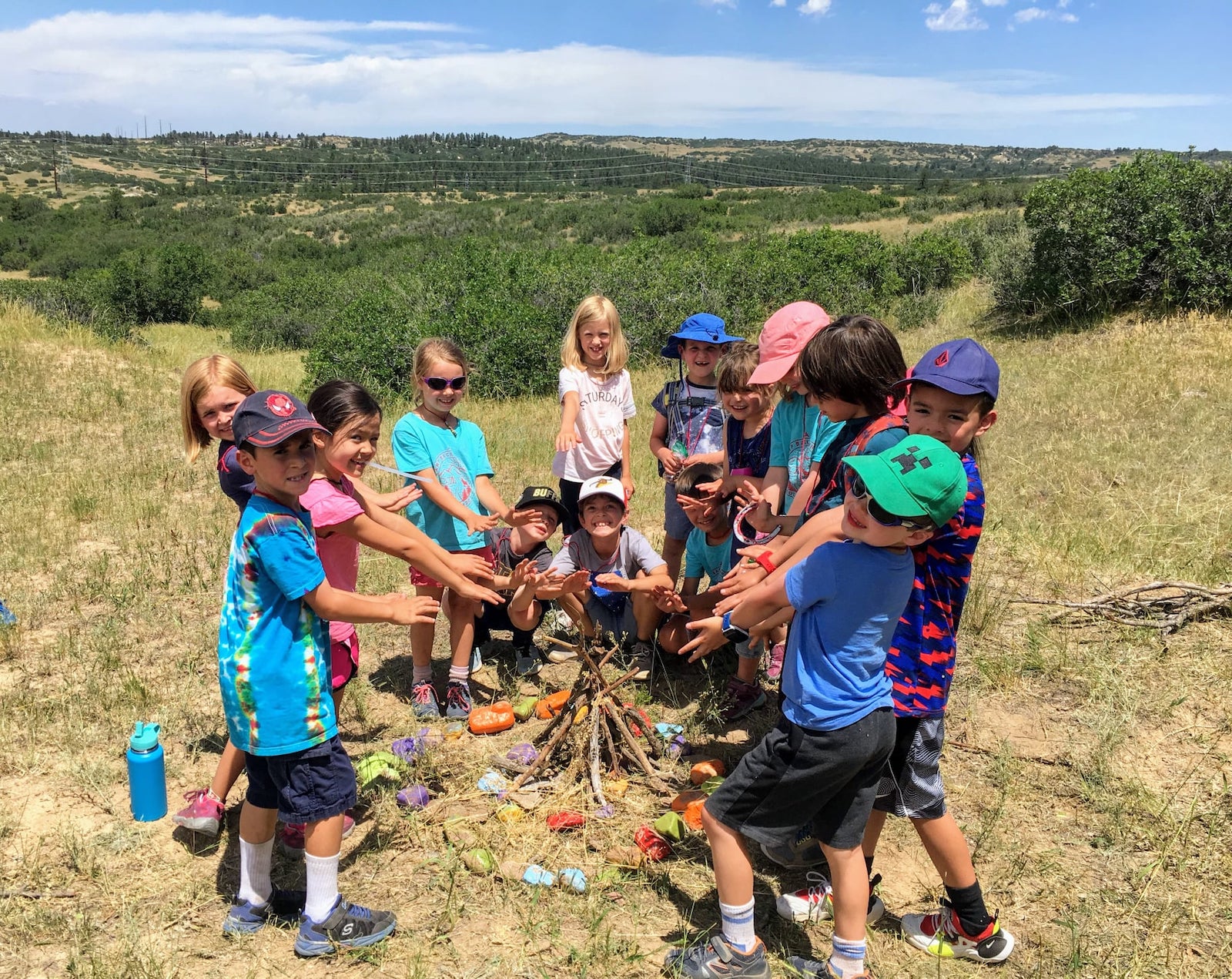 Image of campers at the Highlands Ranch Backcountry Wilderness Area in Colorado