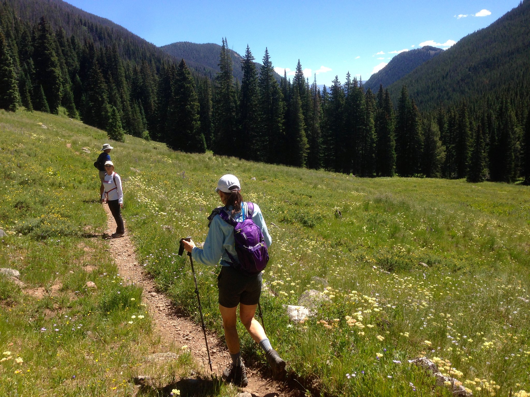 image of hiking in frisco