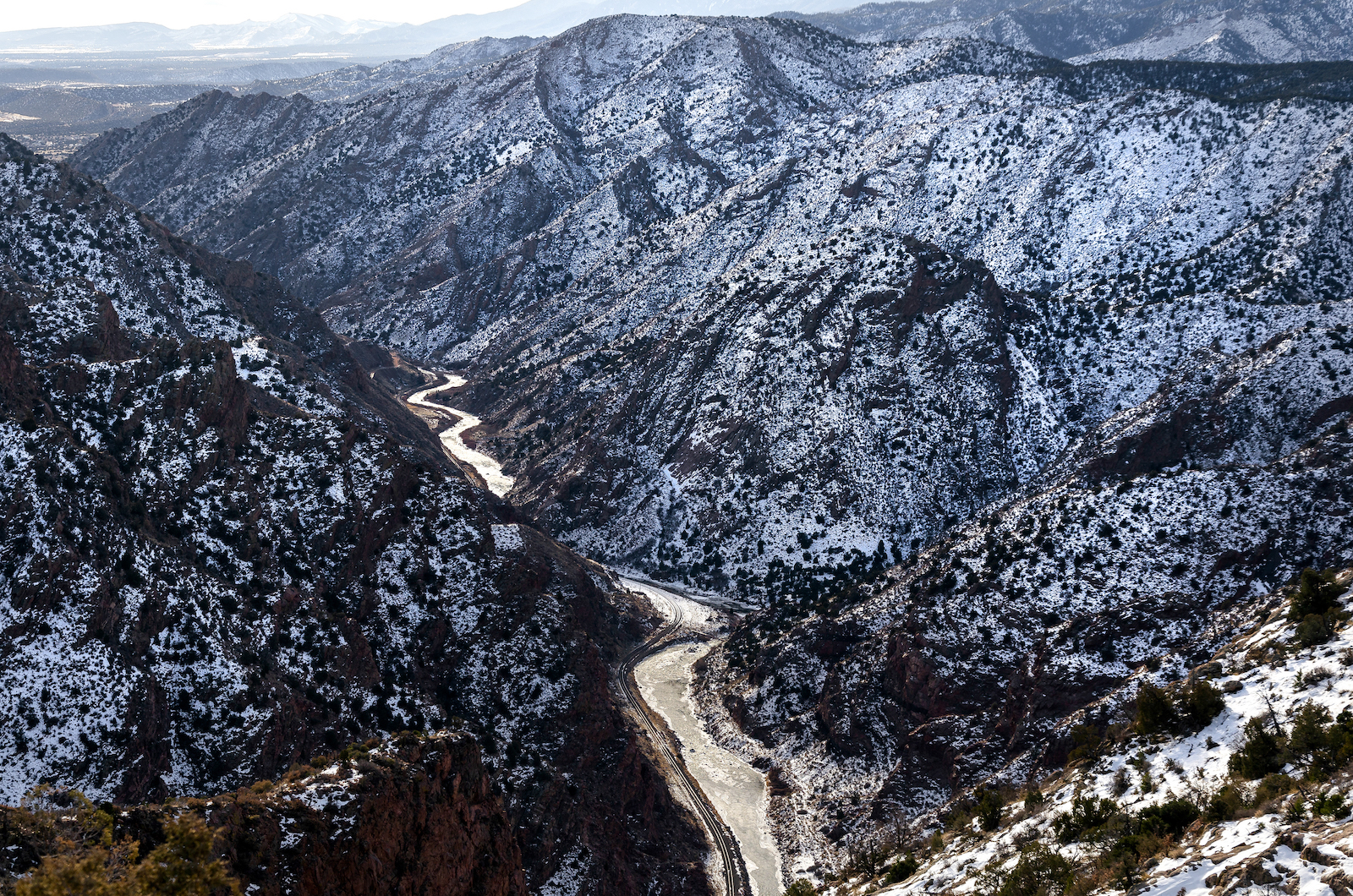 Royal Gorge Winter Hiking Colorado