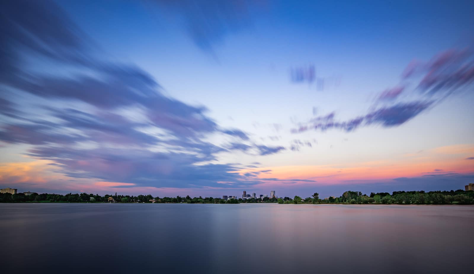 Sloans Lake Downtown Denver Skyline