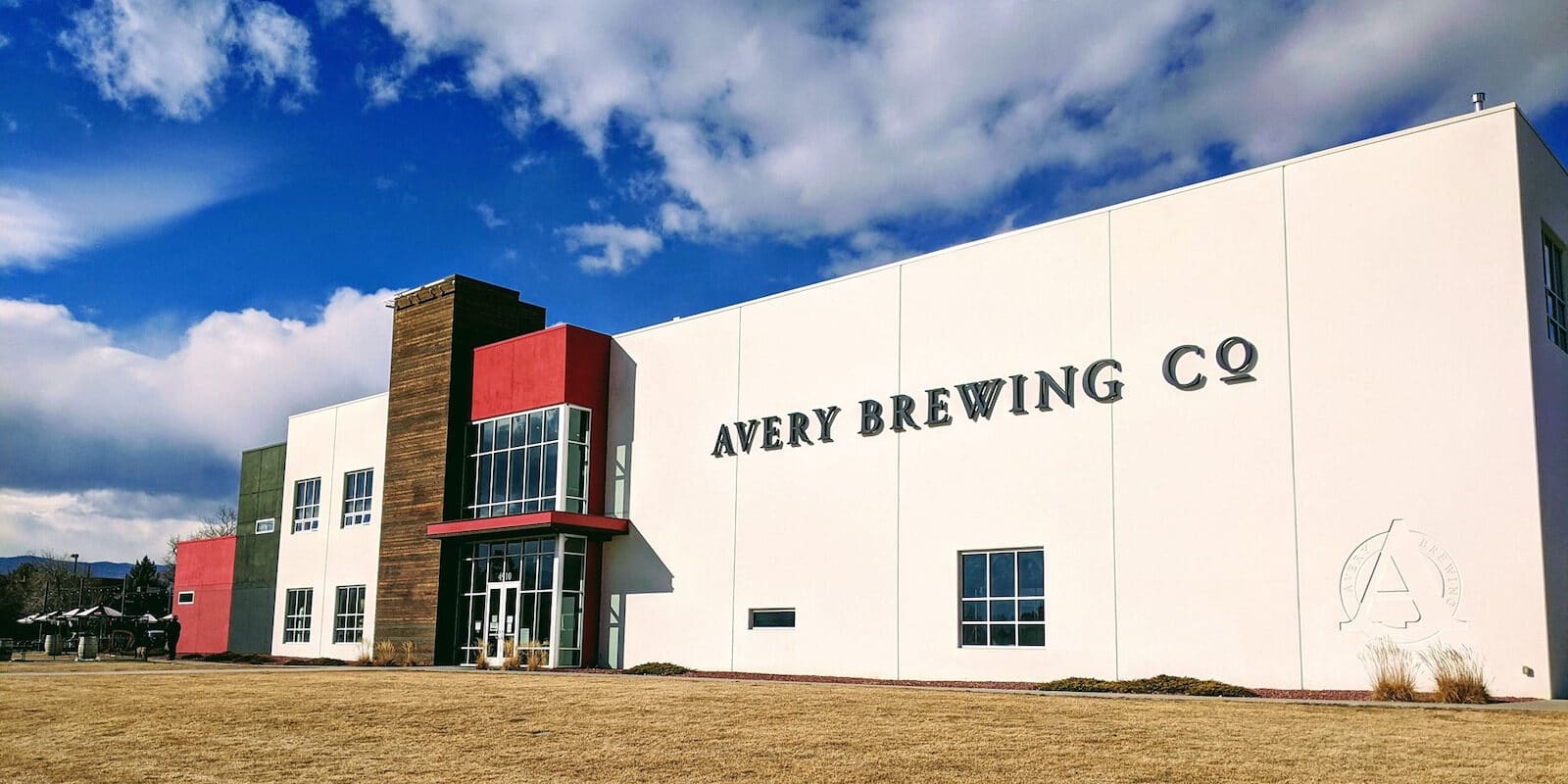 Image of the outside of the Avery Brewing Company in Boulder, Colorado