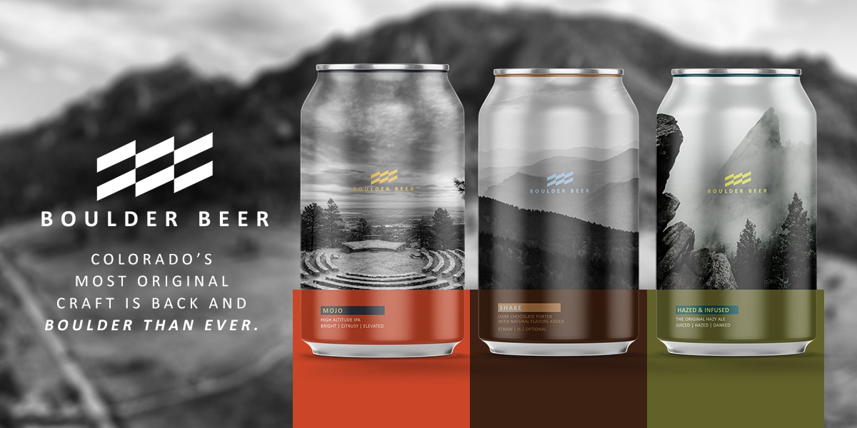 Boulder Beer Cans Lineup