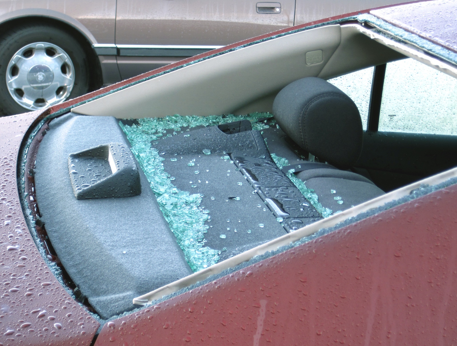 Hailstorm Limon Colorado Broken Windshield