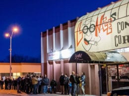 Image of the entrance to Loonees Comedy Corner in Colorado Springs, CO